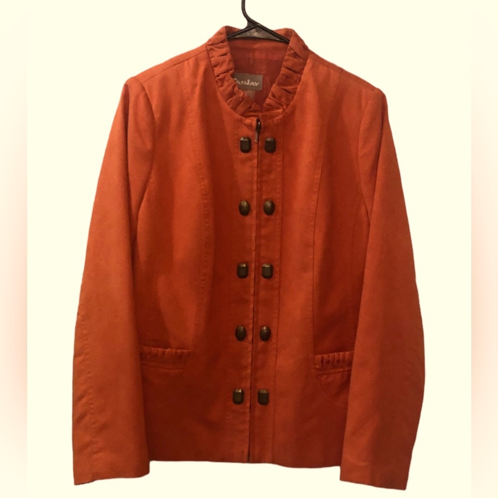 Tanjey Orange Blazer
